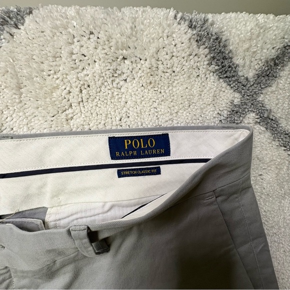 Polo Ralph Lauren Men’s 36X32 Grey Soft Khaki Pants NWT - Picture 5 of 9